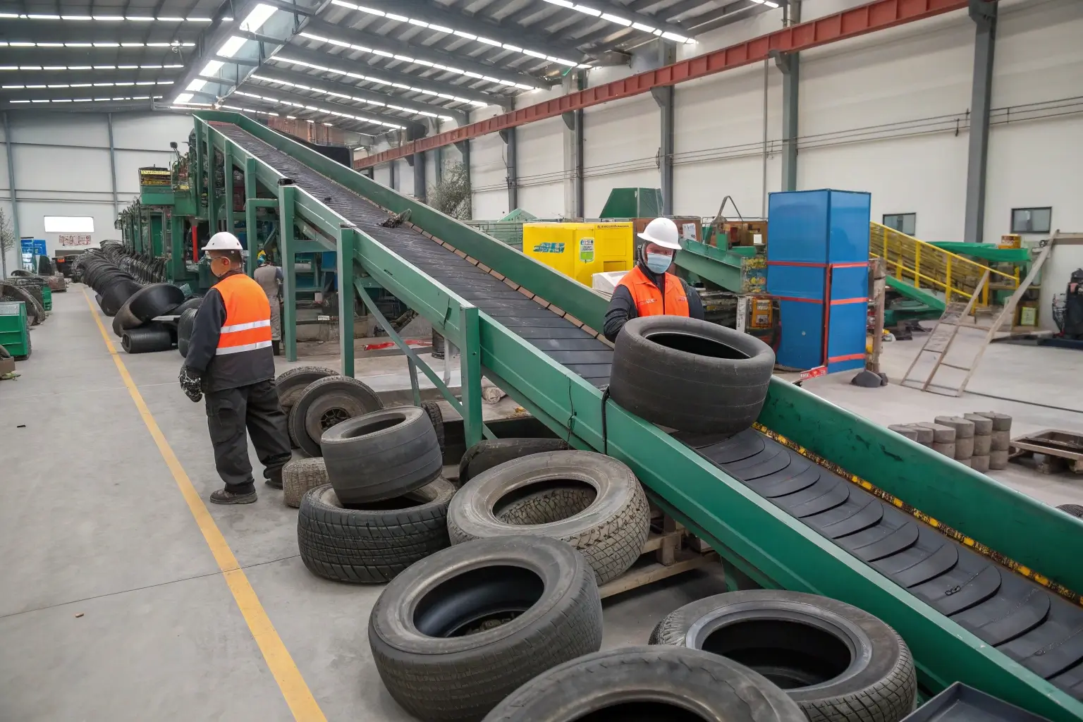 How to source waste tire recycling equipment from China?