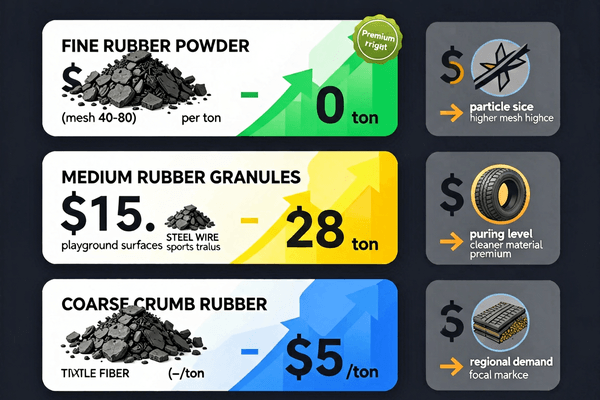 Recycled rubber powder market value breakdown