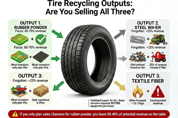 Tire Recycling End Products Explained: Are You Planning to Sell All Three?