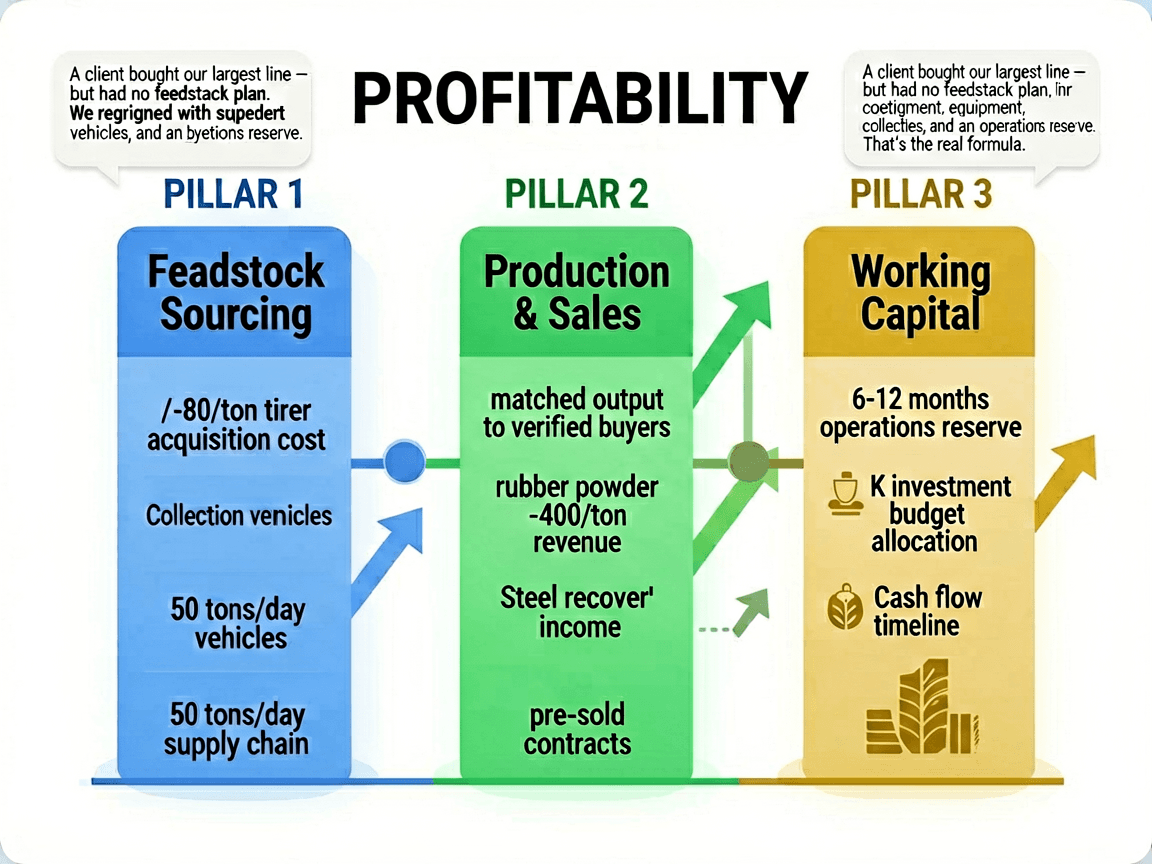 Tire recycling revenue streams