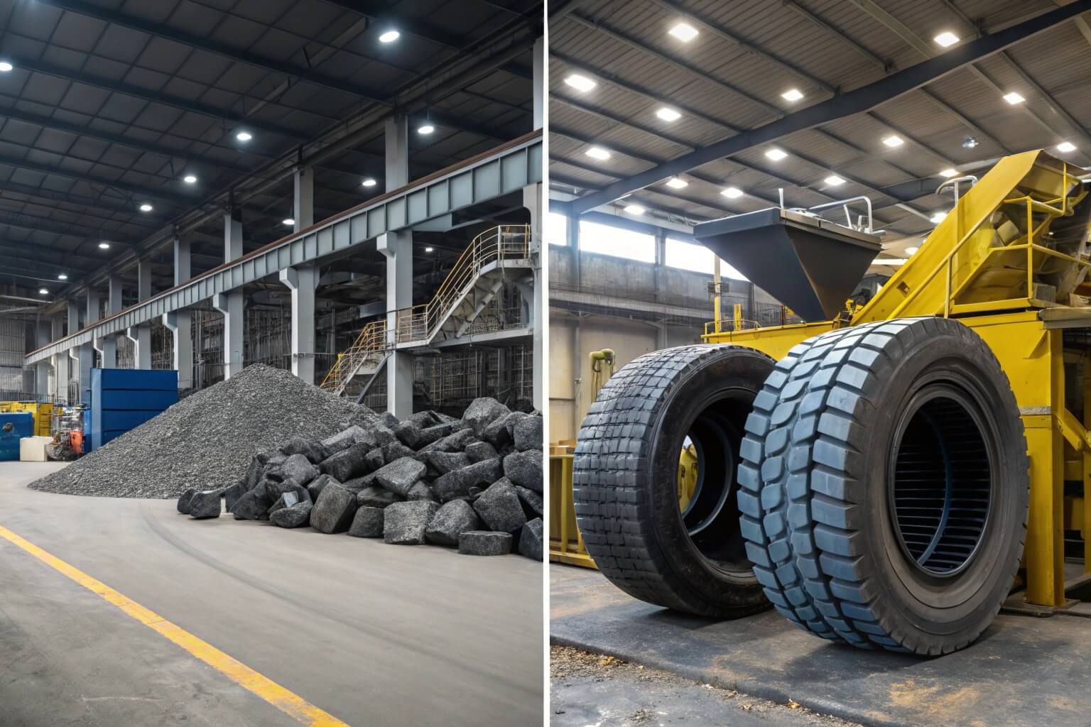 Input material types for industrial shredders
