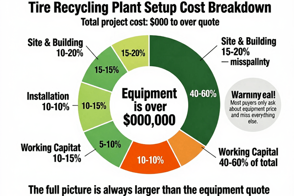 Tire recycling plant setup cost breakdown